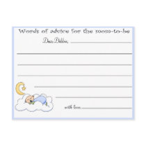 Baby - Baby Shower Advice cards Postcard