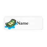 baby bath custom return address labels
