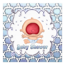 Baby Bawling Funny Baby Shower Invite