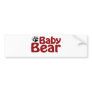 Baby Bear Claw Bumper Sticker