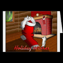 Baby Bear Holiday Wishes cards
