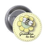 Baby Bee in Neutral Yellow Grandma To "Bee" Pin