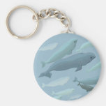 Baby Beluga Whale Keychain Whale Art Gifts