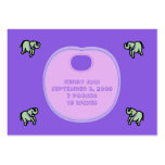 Baby Bib Birth Announcement Cards business cards