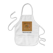 Baby Bib - Carousel Stork Aprons