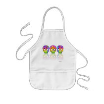 Baby Bib - POP ART SKULLS Aprons