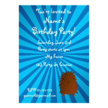 Baby bigfoot birthday invitation