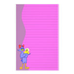 Baby Bird and Mother Bird Stationery (Ruled)