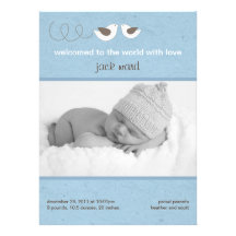 Baby Bird Birth Announcement