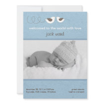 Baby Bird Birth Announcement