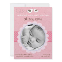 Baby Bird Birth Announcement