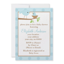 Baby Bird in a Nest Shower Invites