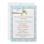 Baby Bird in a Nest Shower Invites invitations