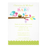 Baby Bird Nest Baby Shower Invitations