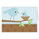 Baby Bird's Nest (blue) cards