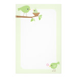Baby Bird's Nest (pink) Personalized Stationery
