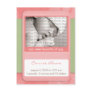 Baby Birth Announcement Pink Polka Dots
