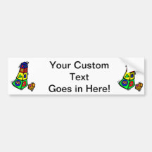 baby block toy graphic square animals bumper stickers