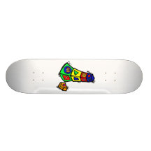 baby block toy graphic square animals skateboards