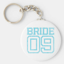 Baby Blue Bride 09 Distressed Effect Key Chain
