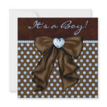 Baby Blue Brown Baby Boy Shower