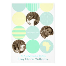 Baby Blue Circles Announcement