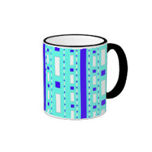 Baby Blue Dash Coffee Mugs