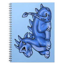 Baby Blue Dragon Notebook