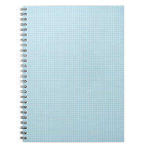 Baby Blue Gingham Notebook
