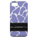 Baby Blue Giraffe Animal Pattern iPhone 5 Cases
