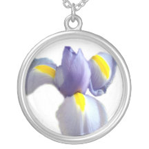 Baby Blue Iris Custom Necklace