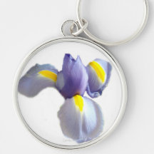Baby Blue Iris Keychains