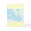 Baby Blue, Mod Tulip, Greeting Card Template