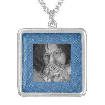 baby blue photo frame custom jewelry