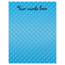 Baby blue polka dot pattern flyer