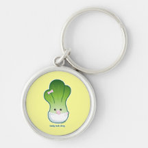 Baby Bok Choy Keychain