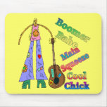 Baby Boomer Babe T-shirts Gifts Mouse Mats