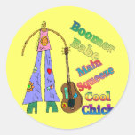 Baby Boomer Babe T-shirts Gifts Sticker