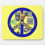 Baby Boomer Peace Symbol Mousepad