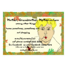 Baby Boomer Retirement Card -  Mom Business Card Template