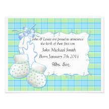 Baby Booties Announcement