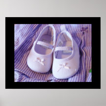 Baby Booties art prints Baby Girl's Room artwork
