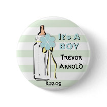 Baby Bottle- Boy Button