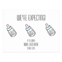 Baby Bottle Postcard