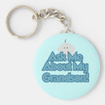 Baby Boy Ask About My Grandson Tshirts and Gifts Keychains