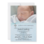 Baby Boy Baptism or Christening Invitation