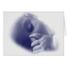 Baby Boy Birth Announcement Greeting Card