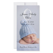 Baby Boy Birth Announcement Photo Cards