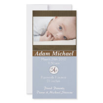Baby Boy Birth Announcement