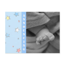 Baby Boy Birth Announcement Post Cards